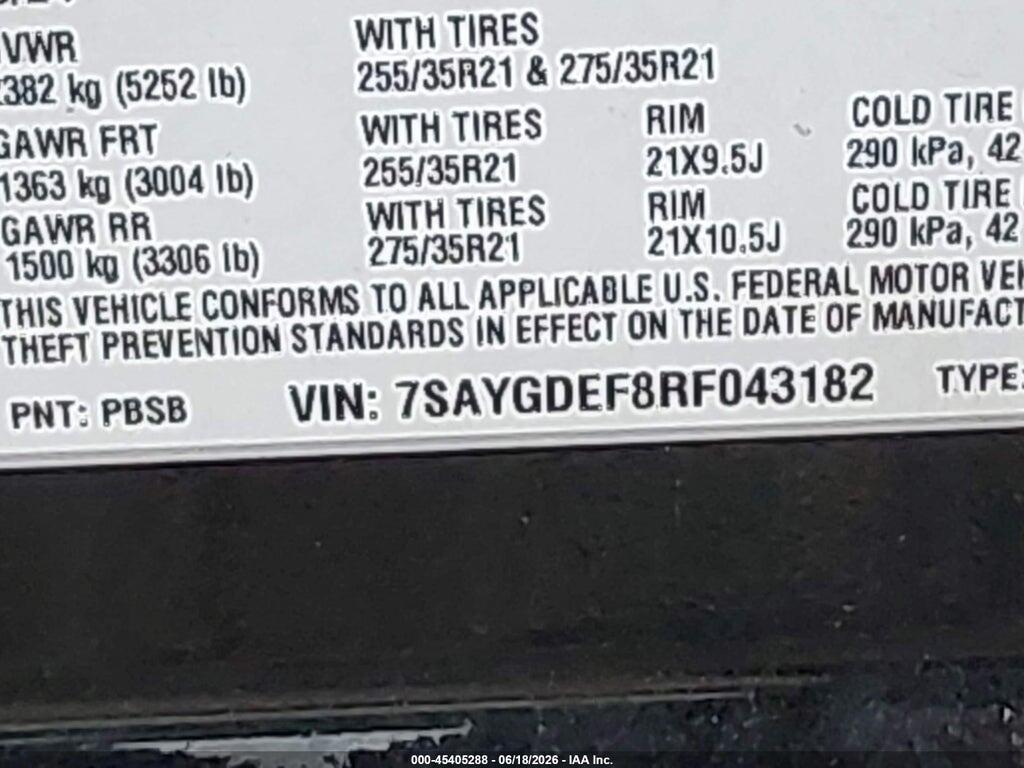 7SAYGDEF8RF043182 2024 TESLA MODEL Y photo no. 9