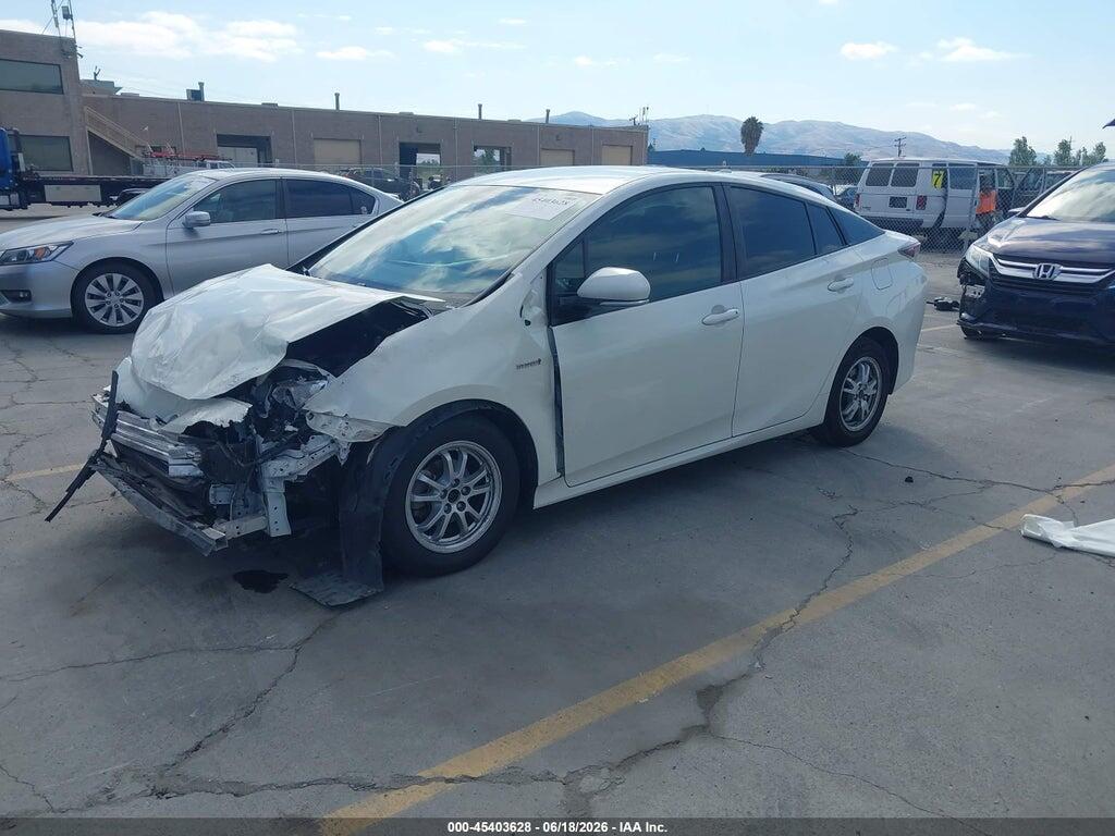 JTDKBRFU8J3074672 2018 TOYOTA PRIUS photo no. 2
