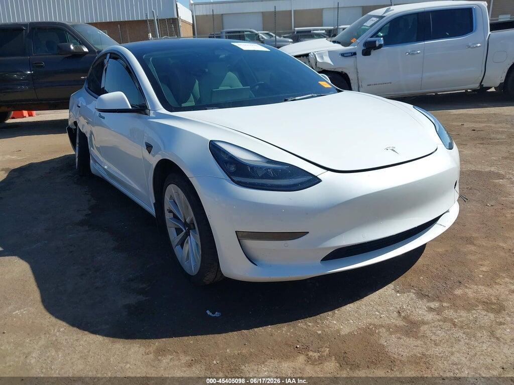 5YJ3E1EB4NF269786 2022 TESLA MODEL 3 photo no. 1