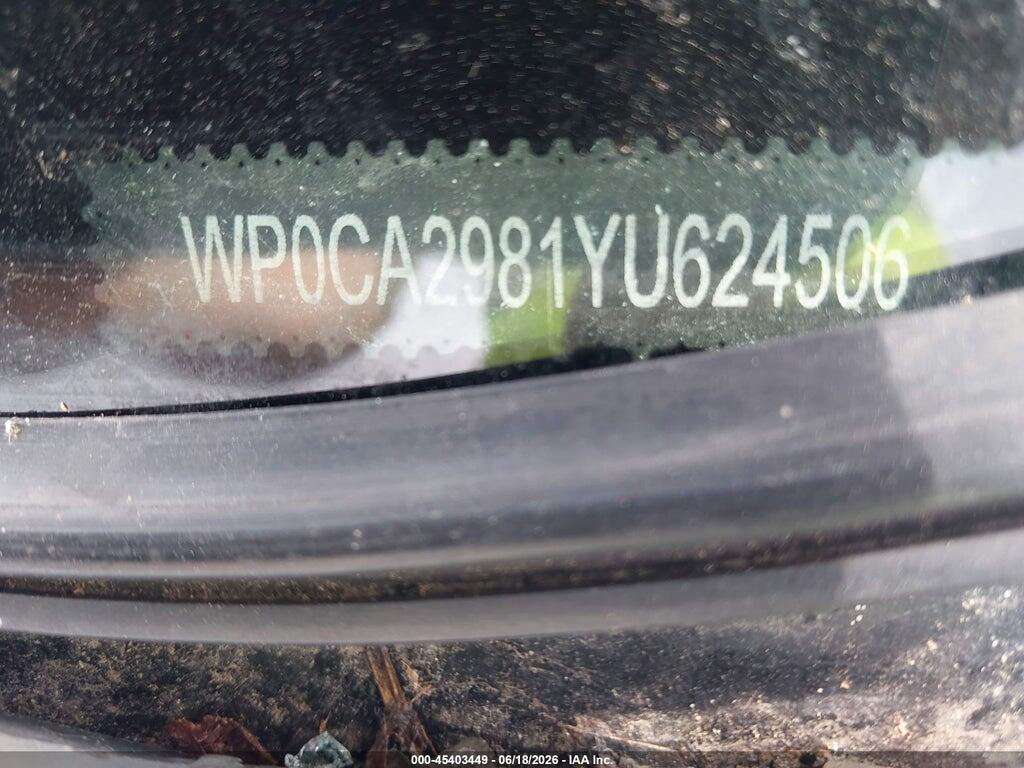 WP0CA2981YU624506 2000 PORSCHE BOXSTER photo no. 9