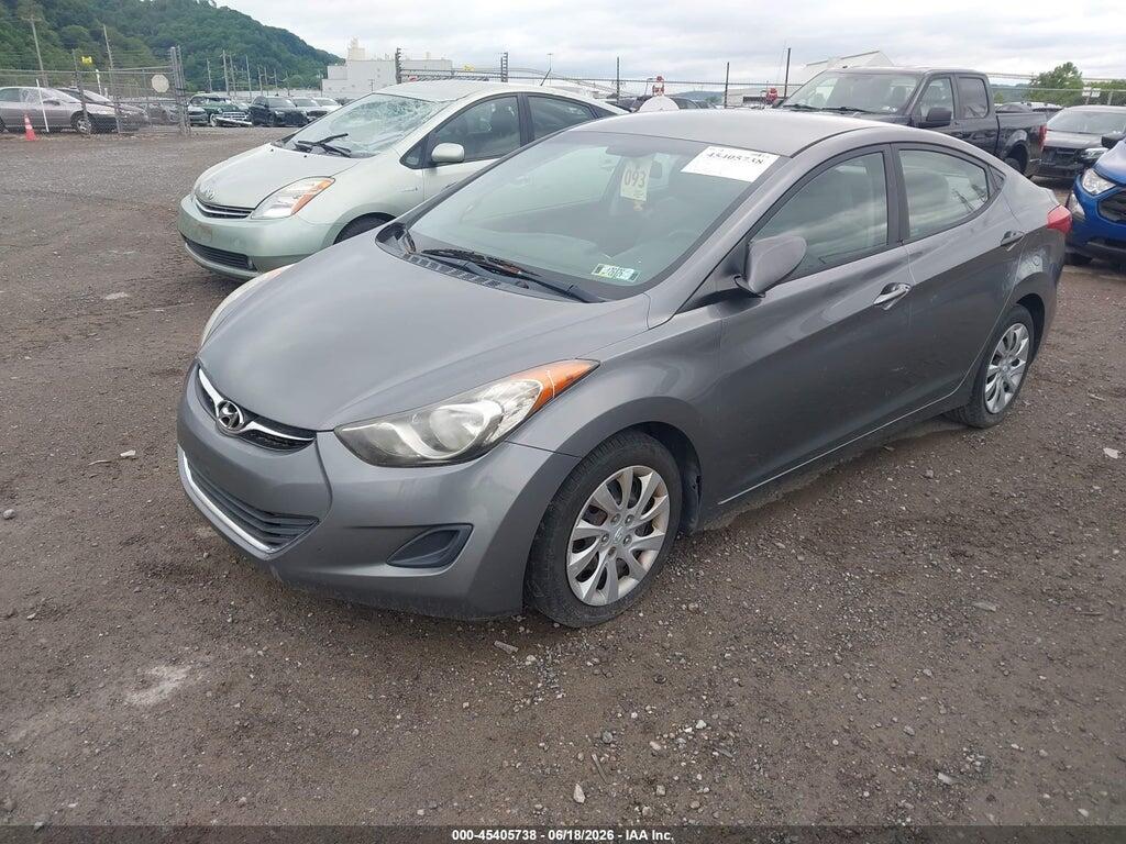 5NPDH4AE7CH137875 2012 HYUNDAI ELANTRA photo no. 2