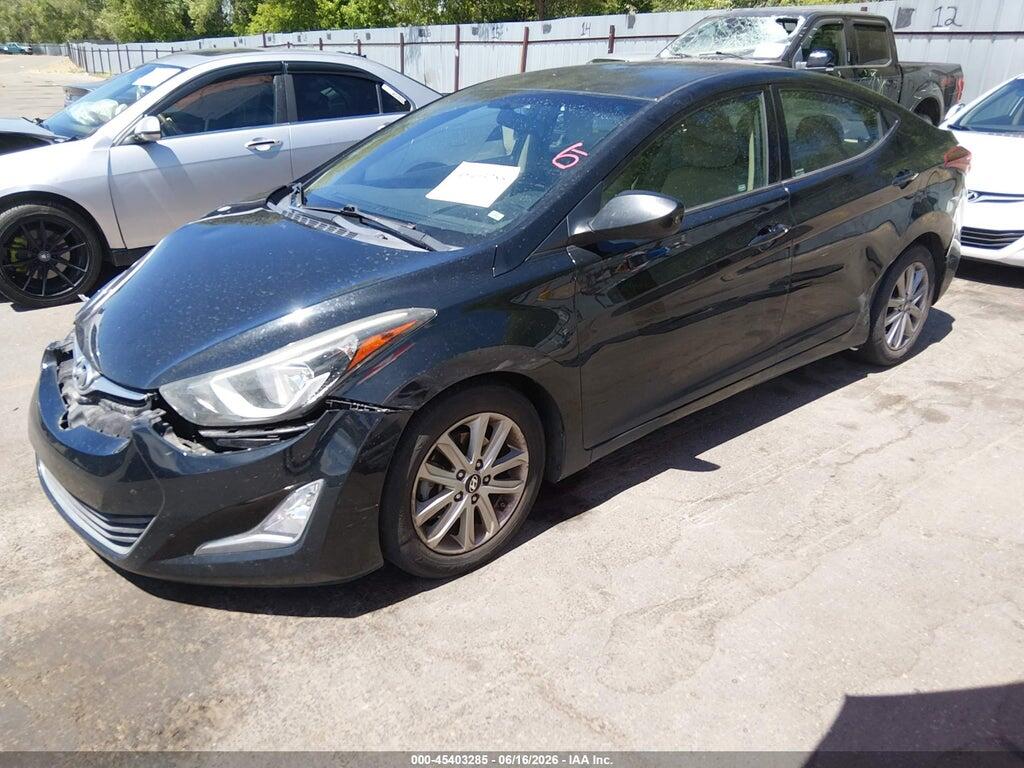 5NPDH4AE0GH769543 2016 HYUNDAI ELANTRA photo no. 2
