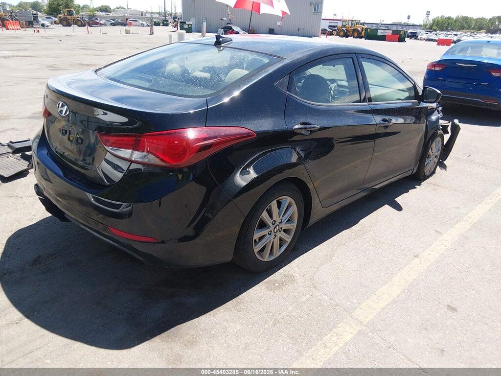 5NPDH4AE0GH769543 2016 HYUNDAI ELANTRA photo no. 4