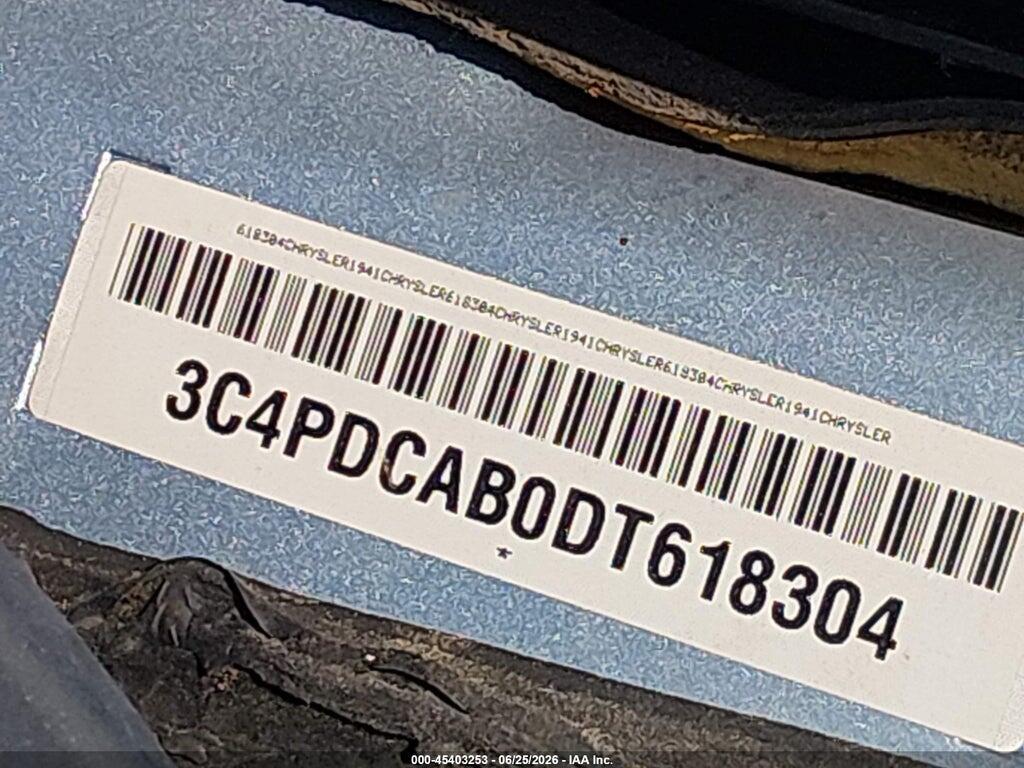 3C4PDCAB0DT618304 2013 DODGE JOURNEY photo no. 9