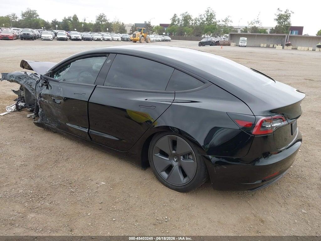 5YJ3E1EA2MF930267 2021 TESLA MODEL 3 photo no. 3