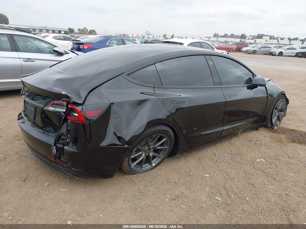 5YJ3E1EA2MF930267 2021 TESLA MODEL 3 photo no. 4