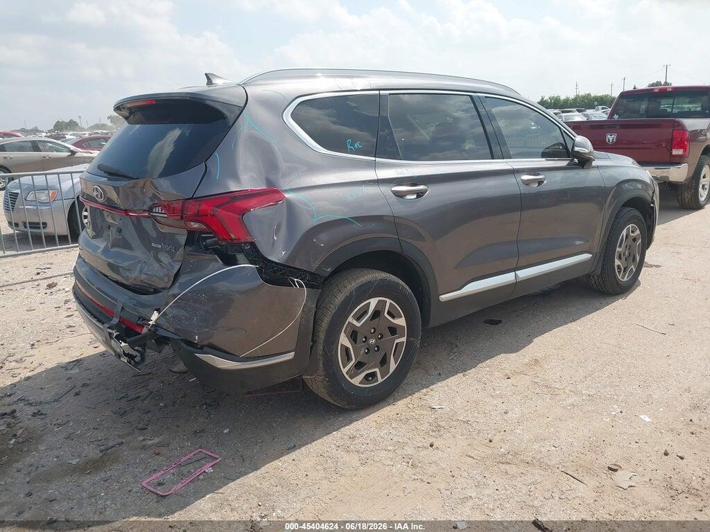 KM8S2DA12NU058057 2022 HYUNDAI SANTA FE HYBRID photo no. 4