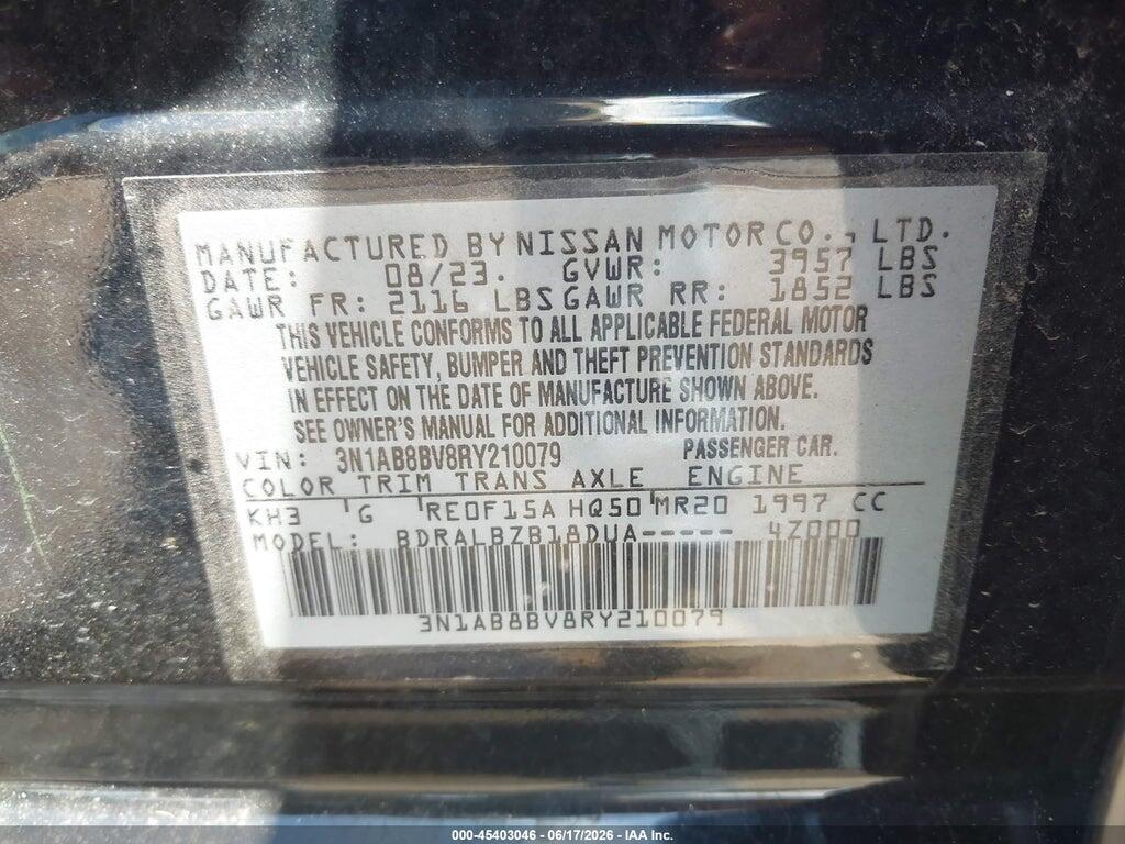 3N1AB8BV8RY210079 2024 NISSAN SENTRA photo no. 9