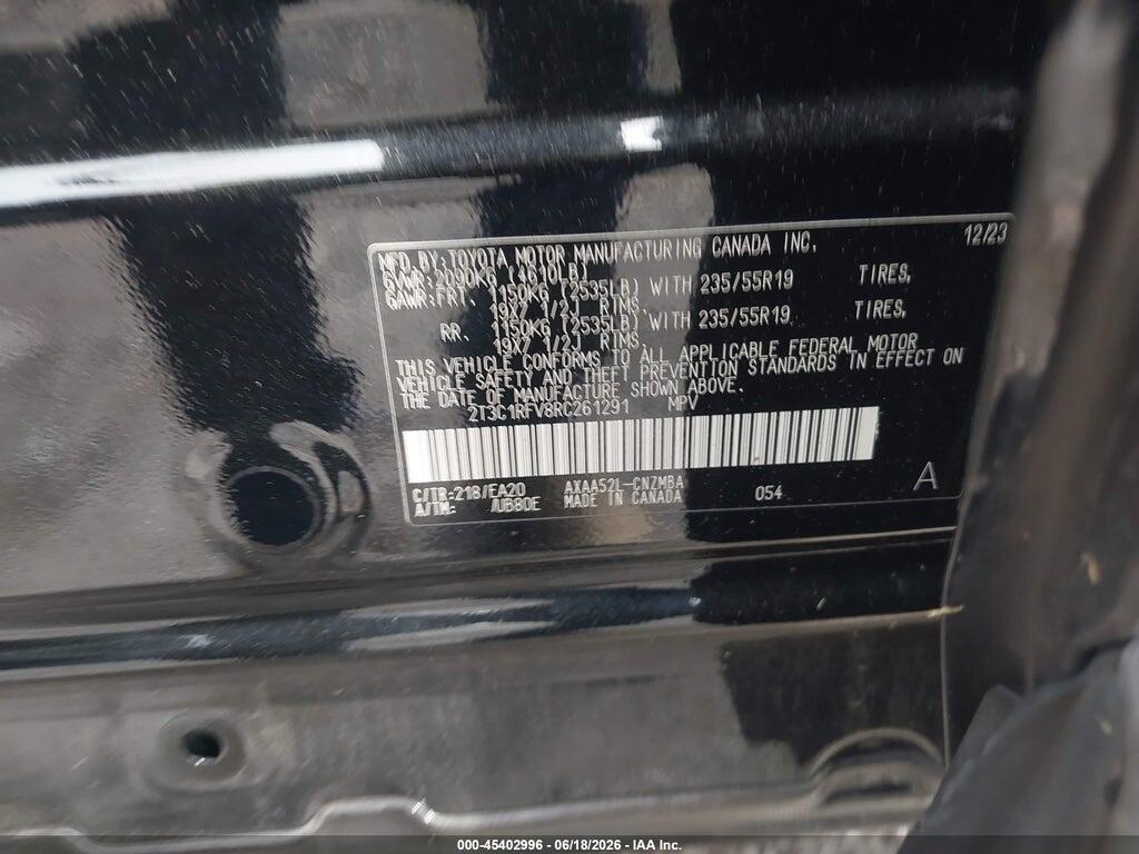 2T3C1RFV8RC261291 2024 TOYOTA RAV4 photo no. 9
