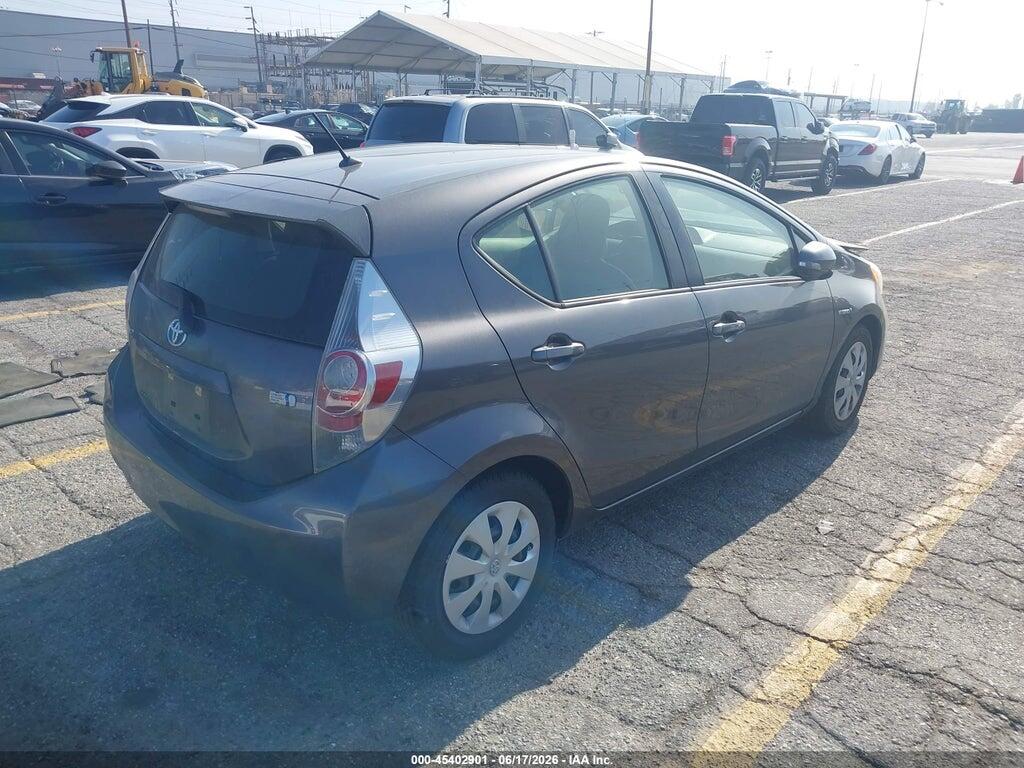 JTDKDTB35D1539915 2013 TOYOTA PRIUS C photo no. 4