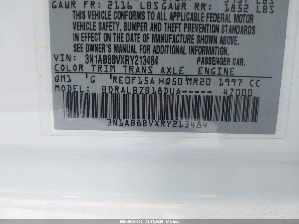 3N1AB8BVXRY213484 2024 NISSAN SENTRA photo no. 9