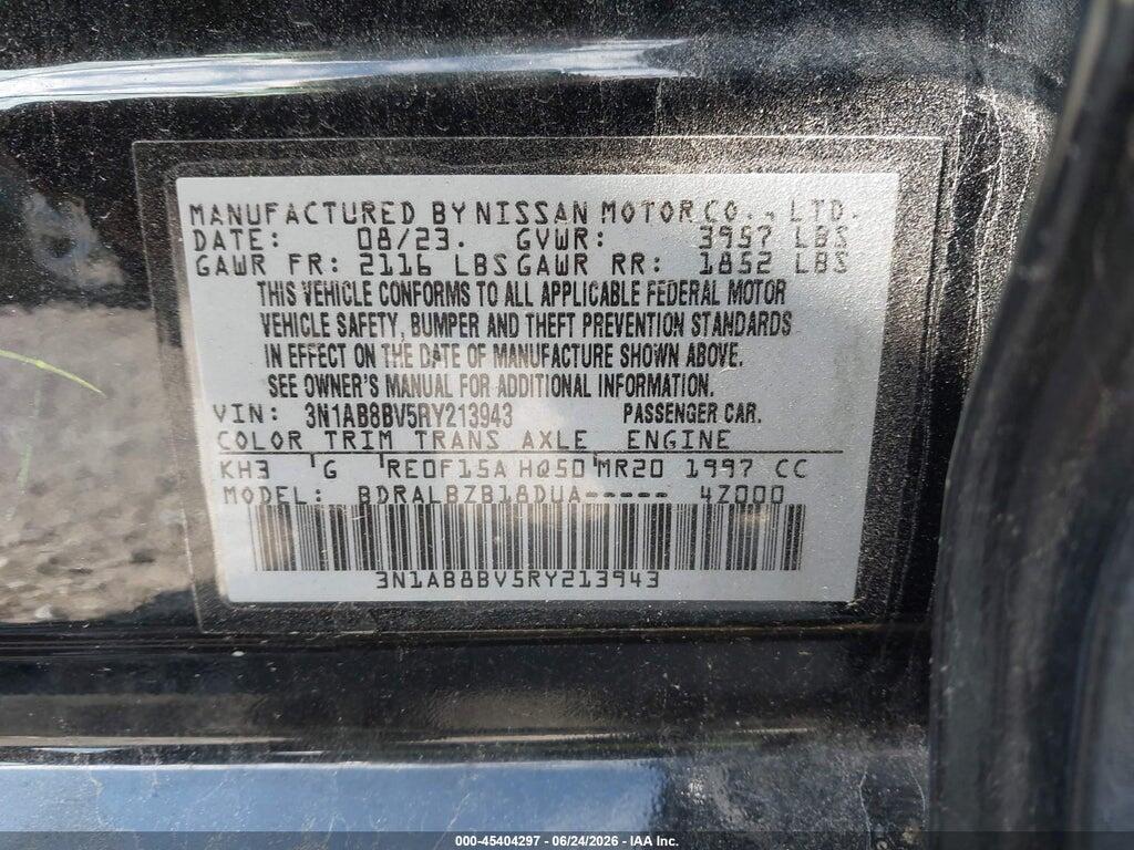3N1AB8BV5RY213943 2024 NISSAN SENTRA photo no. 9