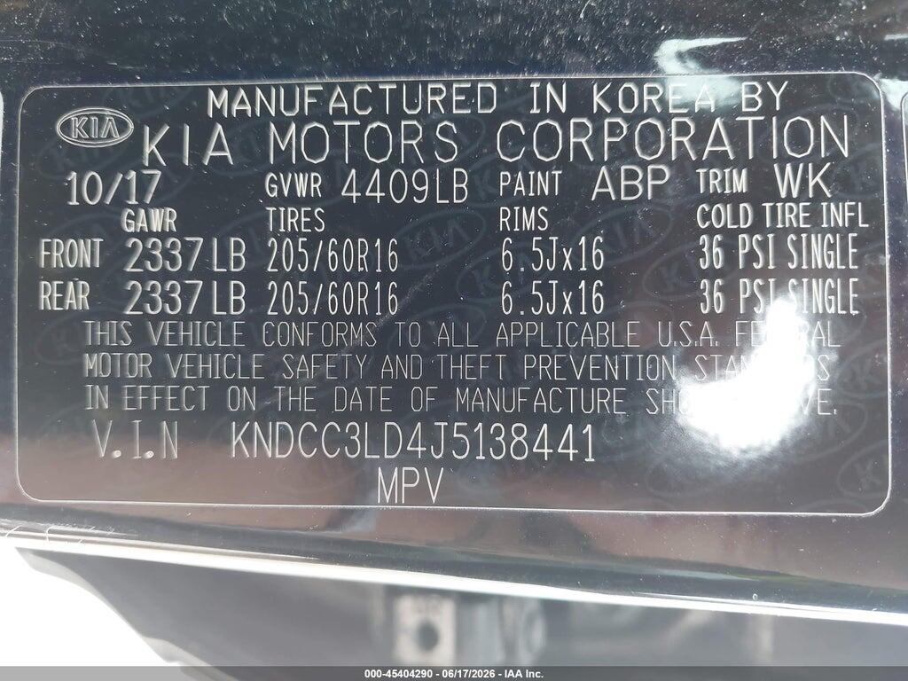 KNDCC3LD4J5138441 2018 KIA NIRO PLUG-IN HYBRID photo no. 9
