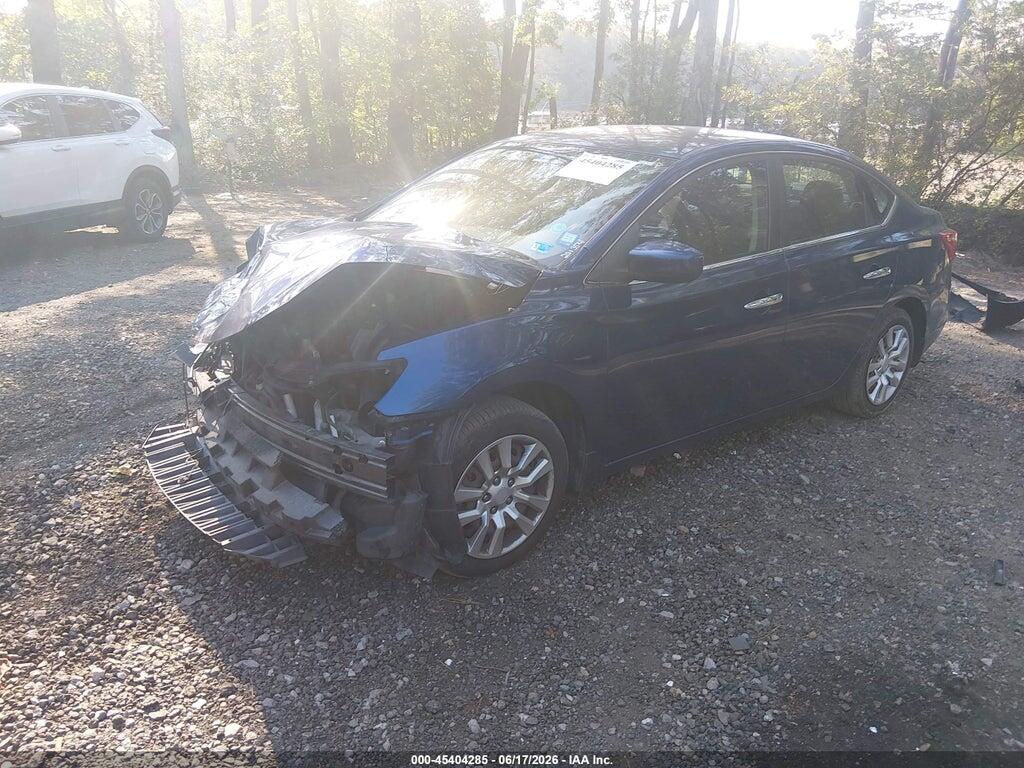 3N1AB7APXHY331448 2017 NISSAN SENTRA photo no. 2