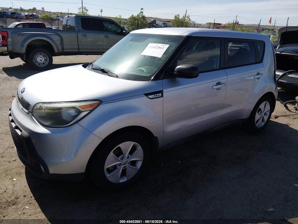 KNDJN2A28F7785630 2015 KIA SOUL photo no. 2