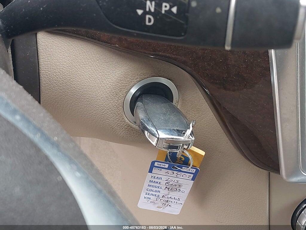 4JGDA5JB3FA454950 2015 MERCEDES-BENZ ML 350 photo no. 11
