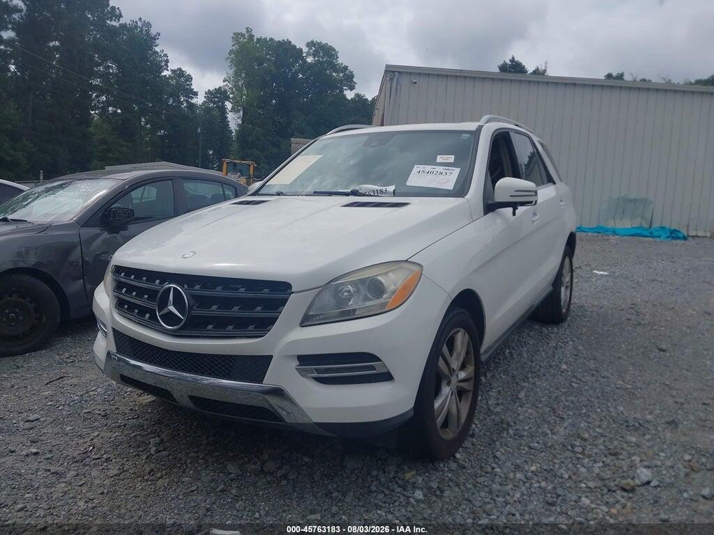 4JGDA5JB3FA454950 2015 MERCEDES-BENZ ML 350 photo no. 2