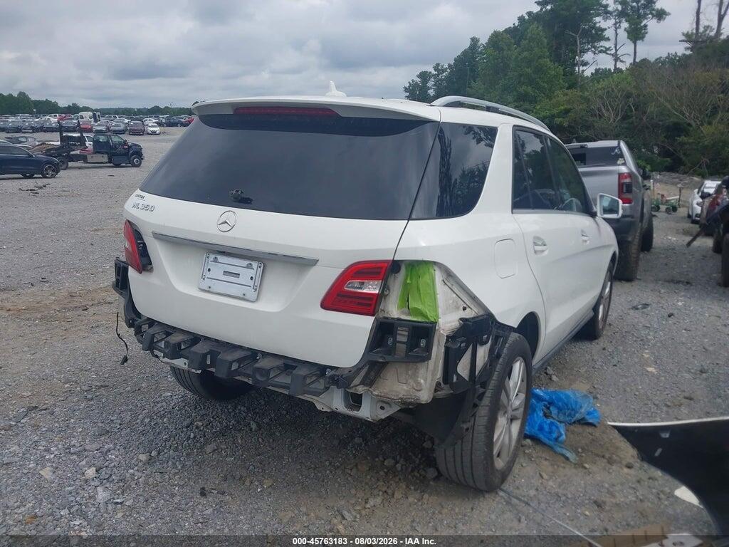 4JGDA5JB3FA454950 2015 MERCEDES-BENZ ML 350 photo no. 4