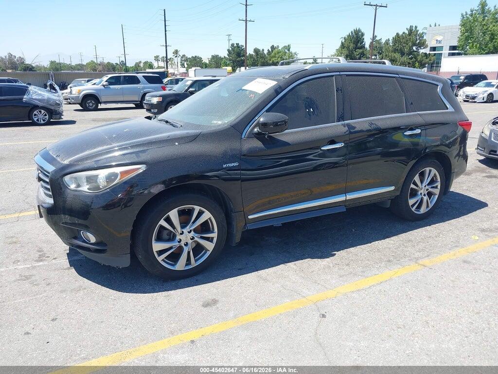 5N1CL0MM6EC529696 2014 INFINITI QX60 HYBRID photo no. 2
