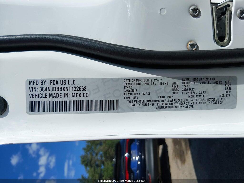 3C4NJDBBXNT132668 2022 JEEP COMPASS photo no. 9