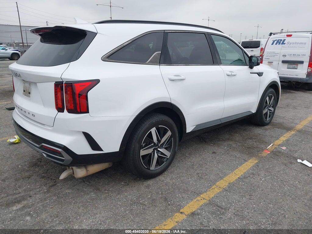 5XYRL4LC3NG132229 2022 KIA SORENTO photo no. 4