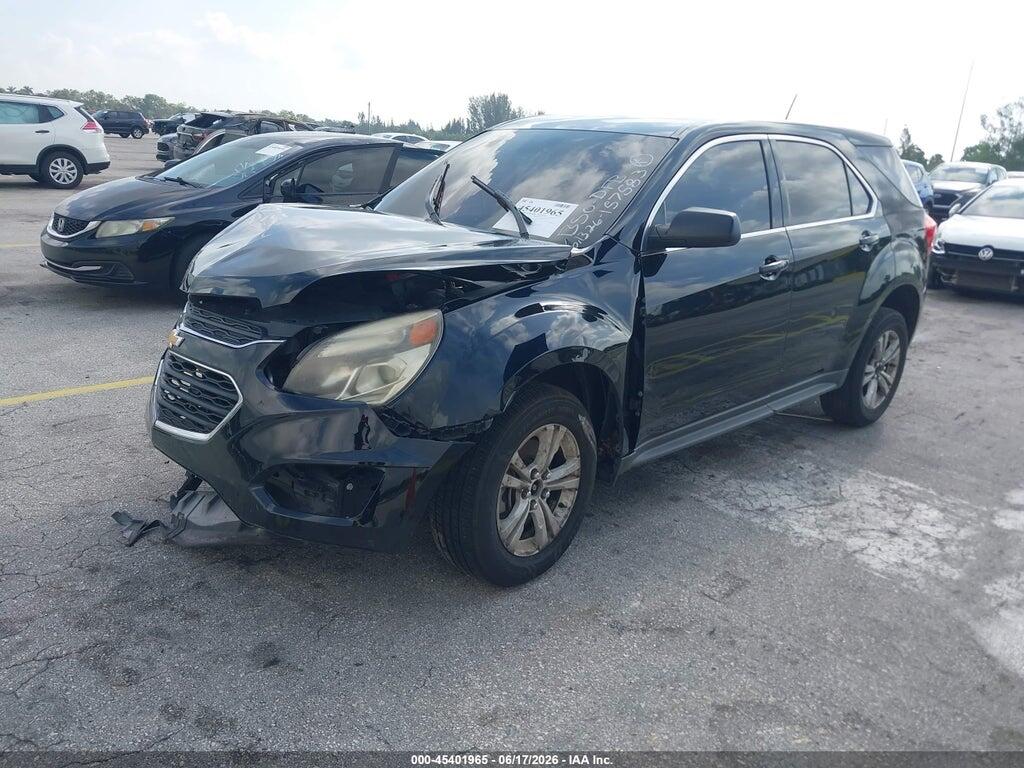 2GNALBEK0G1157583 2016 CHEVROLET EQUINOX photo no. 2