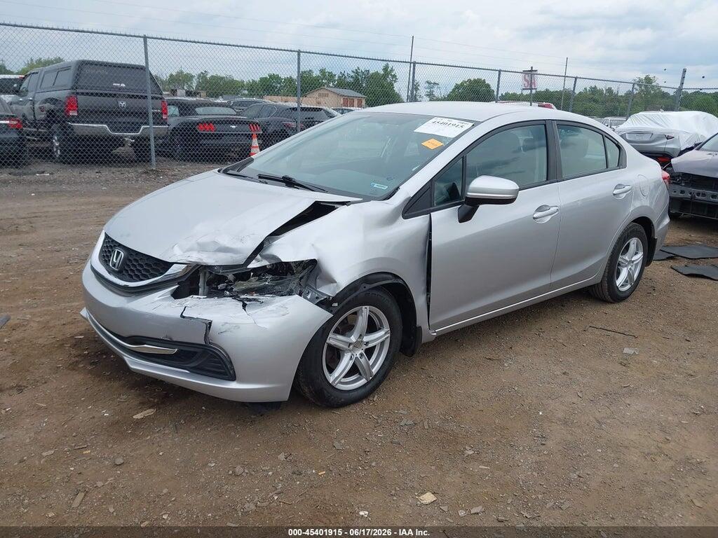 19XFB2F50EE001568 2014 HONDA CIVIC photo no. 2