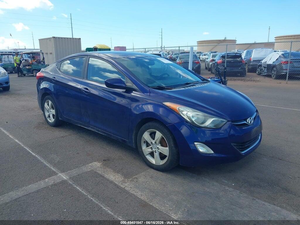 5NPDH4AE3CH103304 2012 HYUNDAI ELANTRA photo no. 1