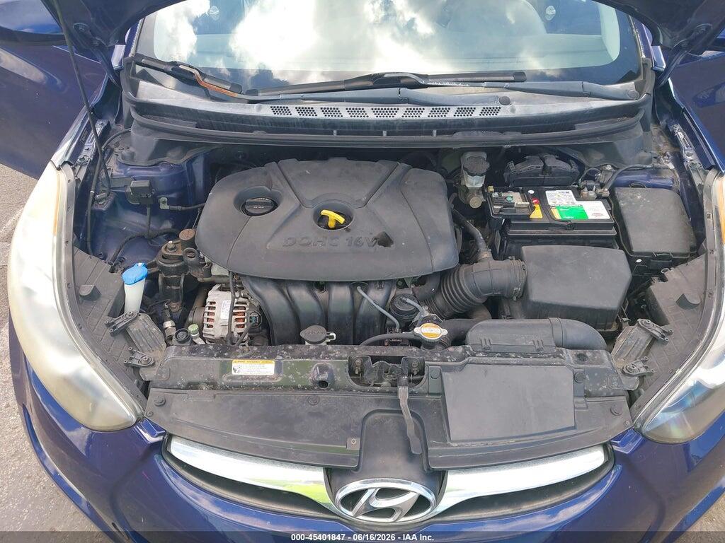 5NPDH4AE3CH103304 2012 HYUNDAI ELANTRA photo no. 10