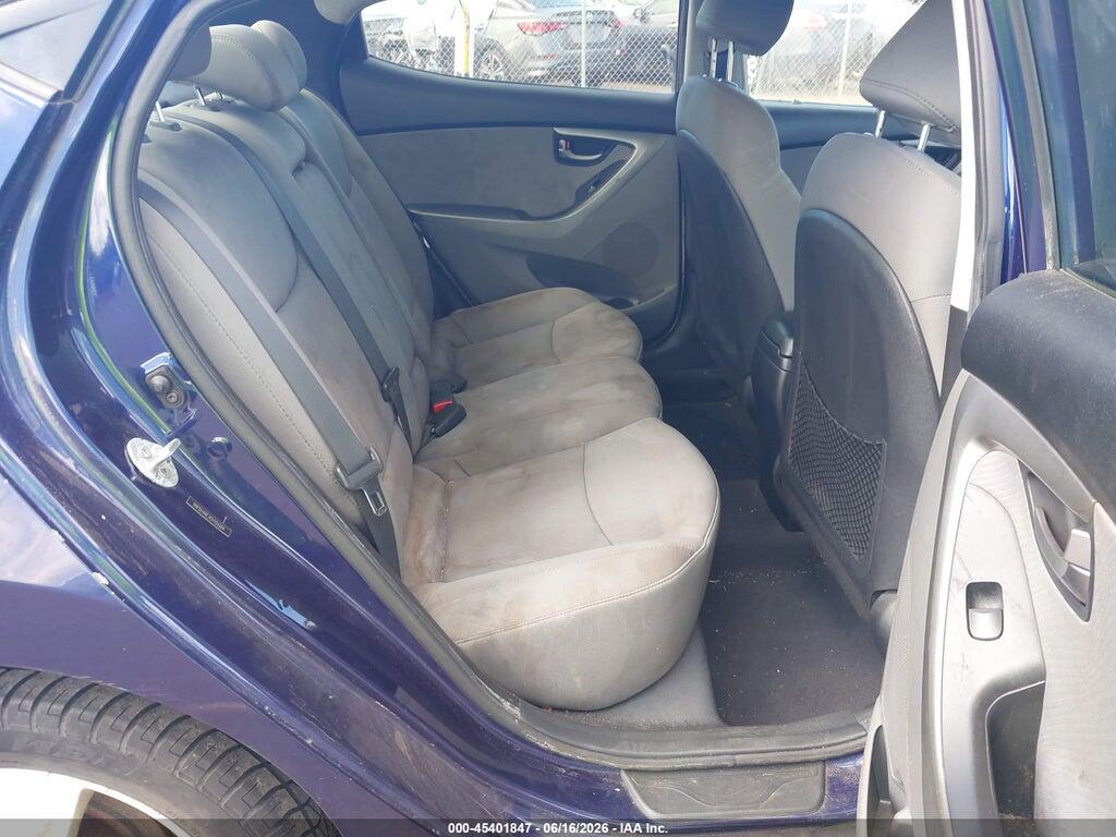 5NPDH4AE3CH103304 2012 HYUNDAI ELANTRA photo no. 8