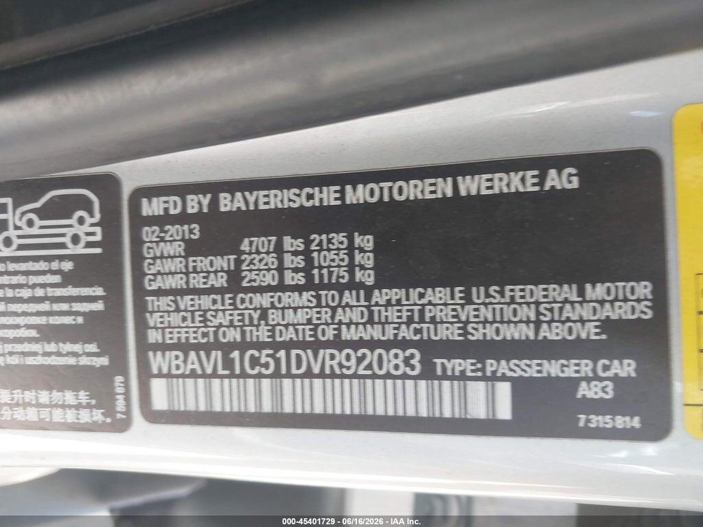 WBAVL1C51DVR92083 2013 BMW X1 photo no. 9