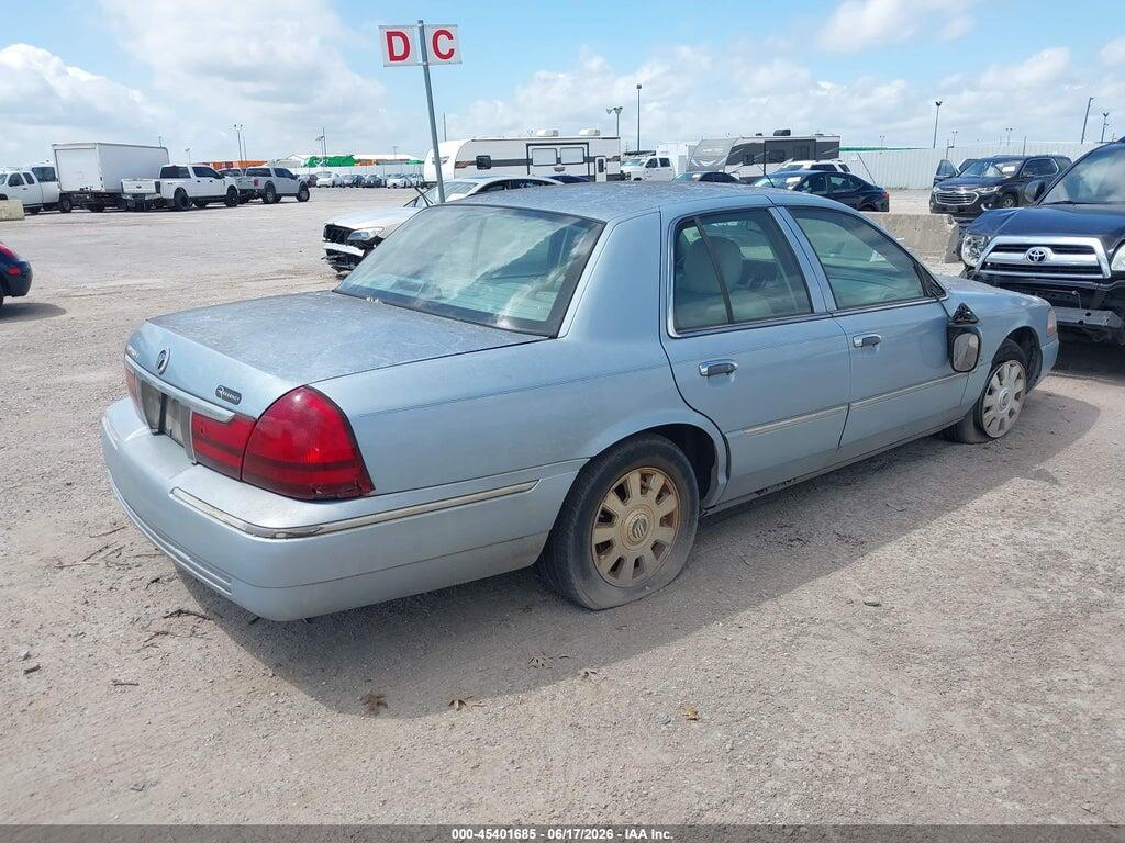 2MEFM75W73X701322 2003 MERCURY GRAND MARQUIS photo no. 4
