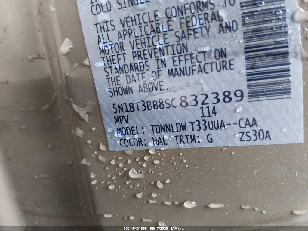 5N1BT3BB8SC832389 2025 NISSAN ROGUE photo no. 9