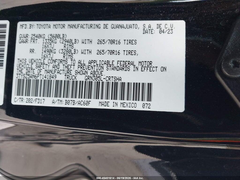 3TYSZ5AN6PT141849 2023 TOYOTA TACOMA photo no. 9