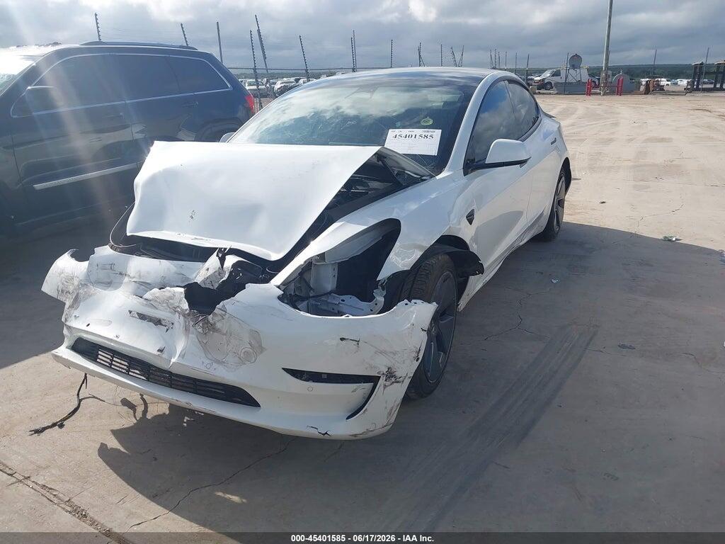 5YJ3E1EB5NF179112 2022 TESLA MODEL 3 photo no. 2