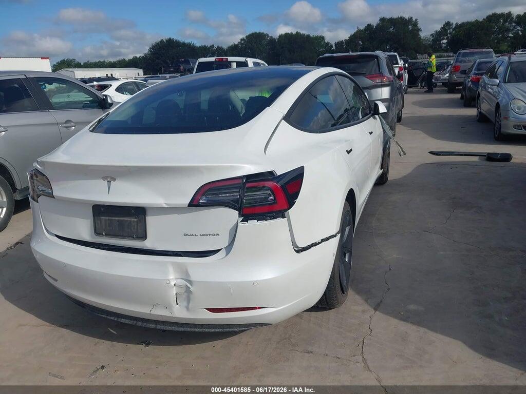 5YJ3E1EB5NF179112 2022 TESLA MODEL 3 photo no. 4