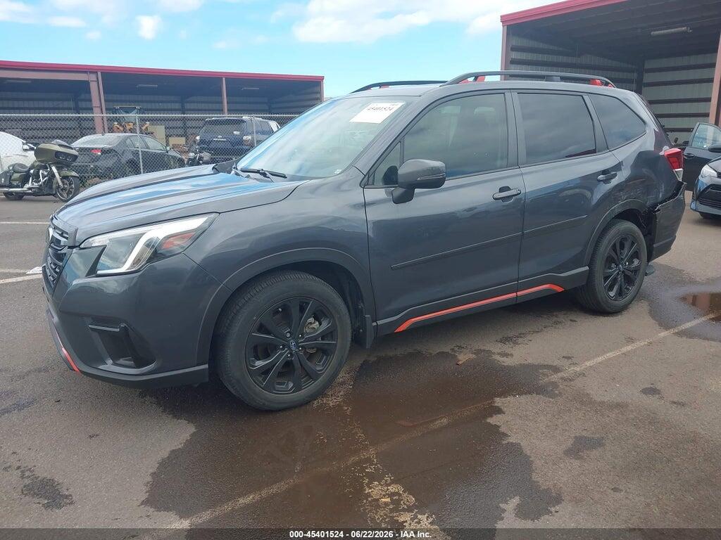 JF2SKAJC4NH512095 2022 SUBARU FORESTER photo no. 2