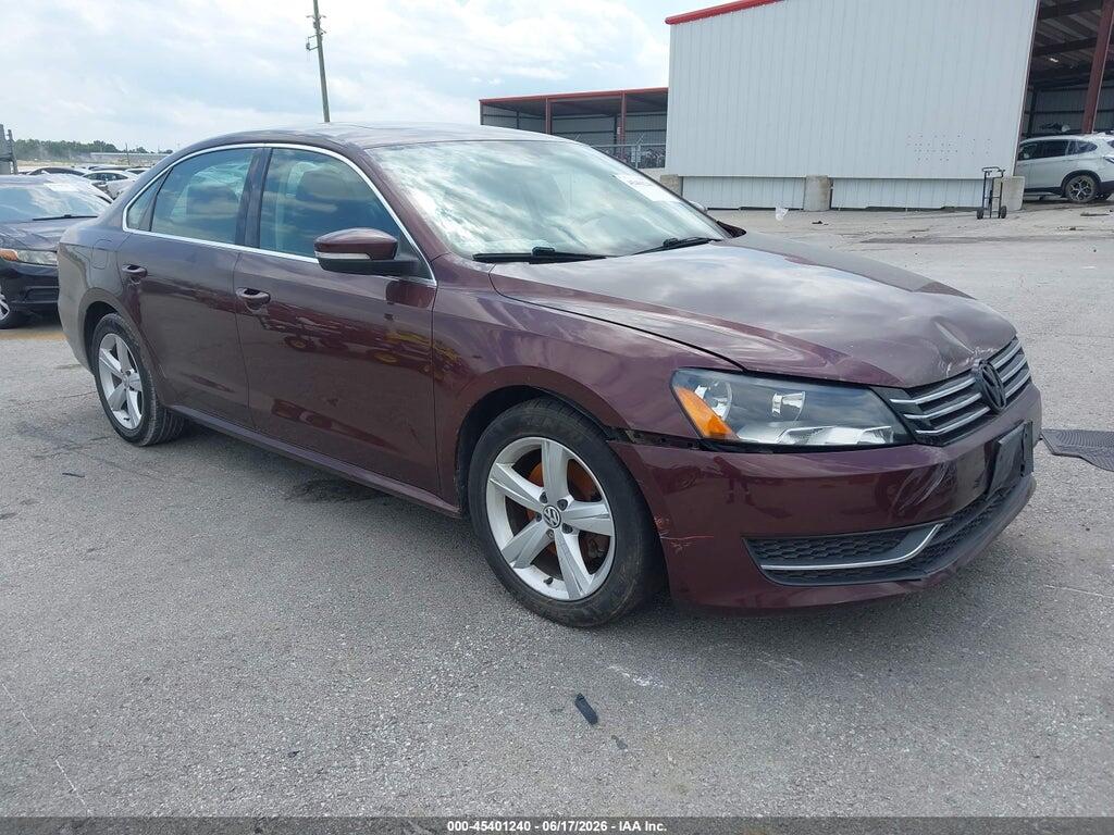 1VWBP7A38DC095009 2013 VOLKSWAGEN PASSAT photo no. 1