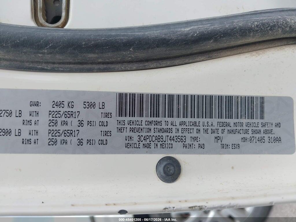 3C4PDCAB9JT443563 2018 DODGE JOURNEY photo no. 9
