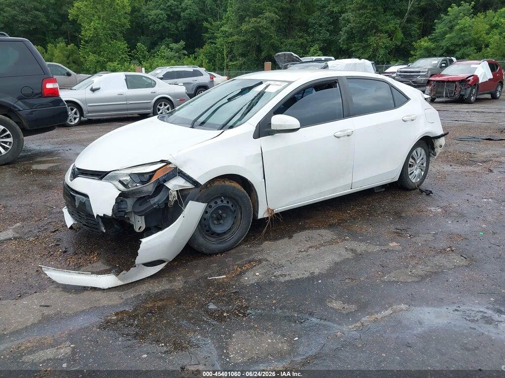 2T1BURHEXGC522698 2016 TOYOTA COROLLA photo no. 2