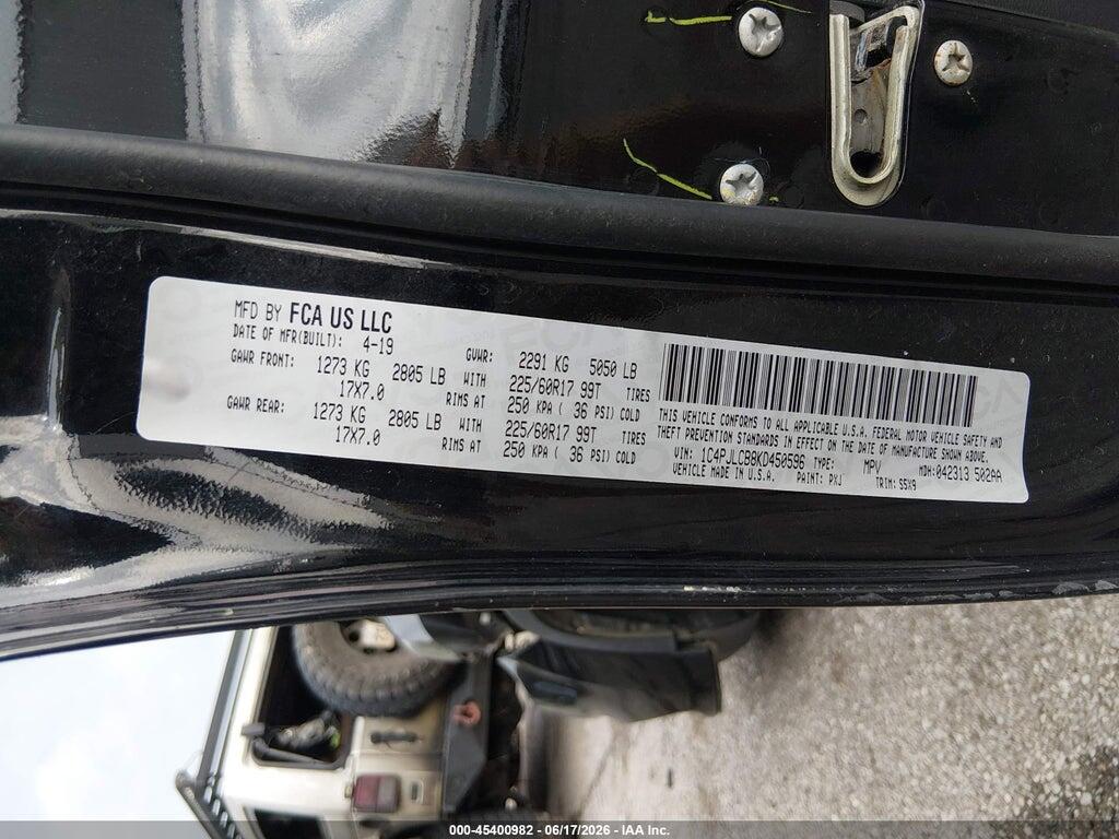 1C4PJLCB8KD450596 2019 JEEP CHEROKEE photo no. 9