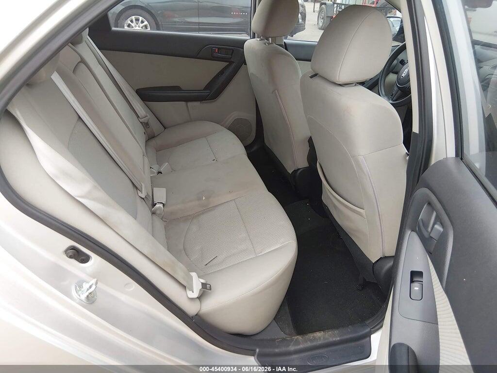 KNAFU4A21A5302288 2010 KIA FORTE photo no. 8