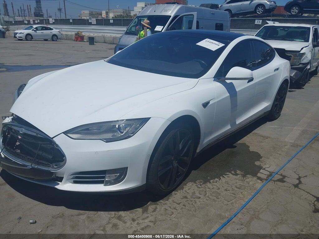 5YJSA1E14FF107270 2015 TESLA MODEL S photo no. 2