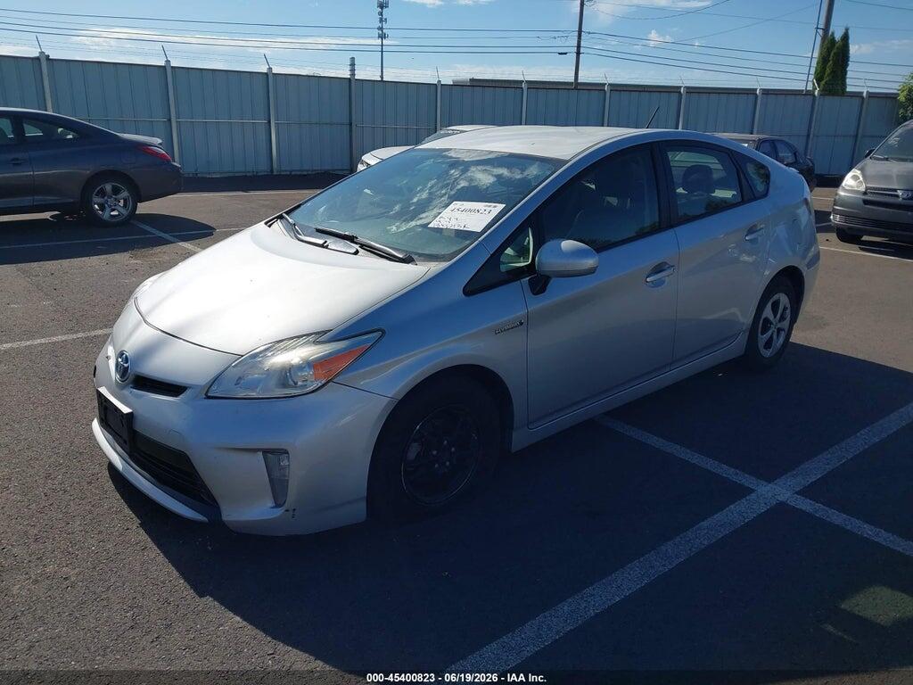 JTDKN3DU7F0459964 2015 TOYOTA PRIUS photo no. 2