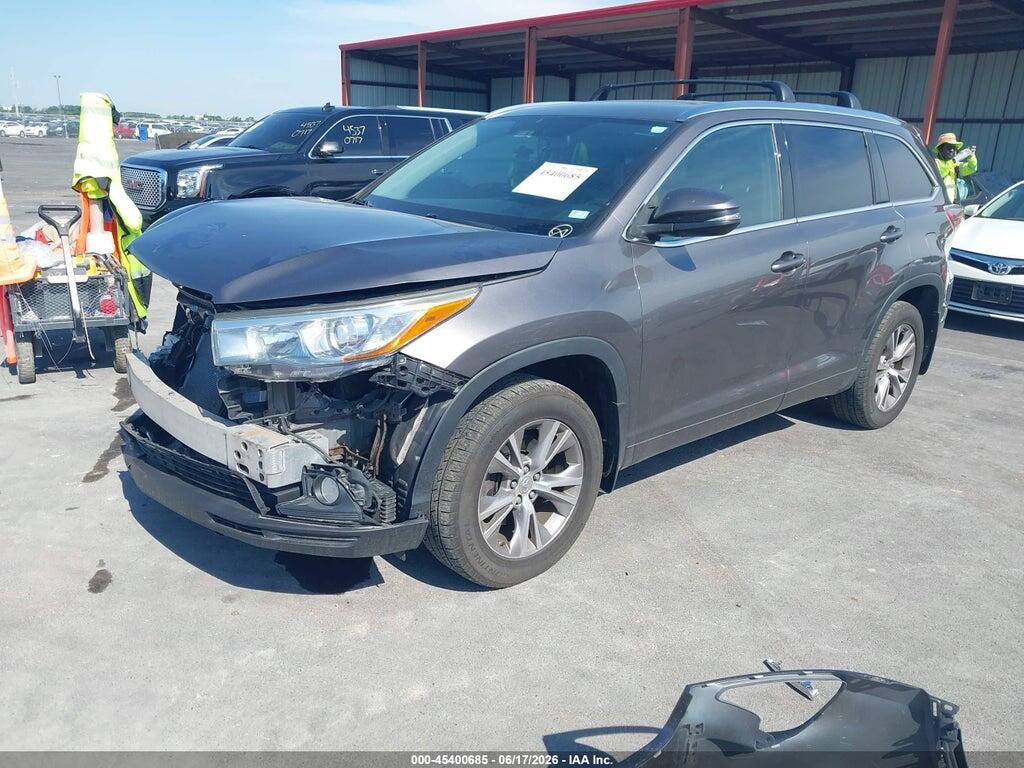 5TDJKRFH3ES020327 2014 TOYOTA HIGHLANDER photo no. 2