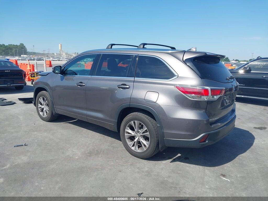 5TDJKRFH3ES020327 2014 TOYOTA HIGHLANDER photo no. 3