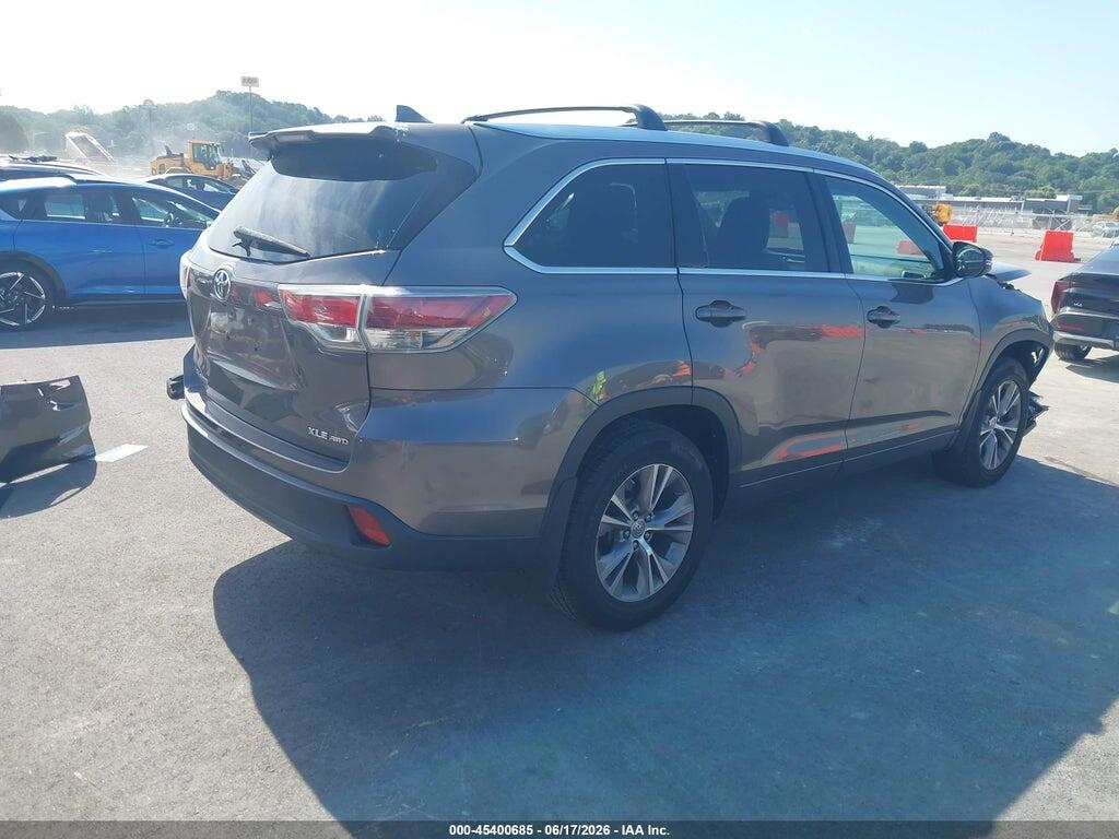 5TDJKRFH3ES020327 2014 TOYOTA HIGHLANDER photo no. 4