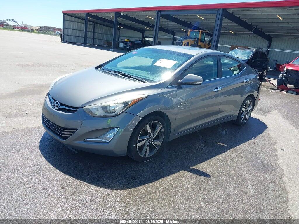 5NPDH4AE3EH505522 2014 HYUNDAI ELANTRA photo no. 2