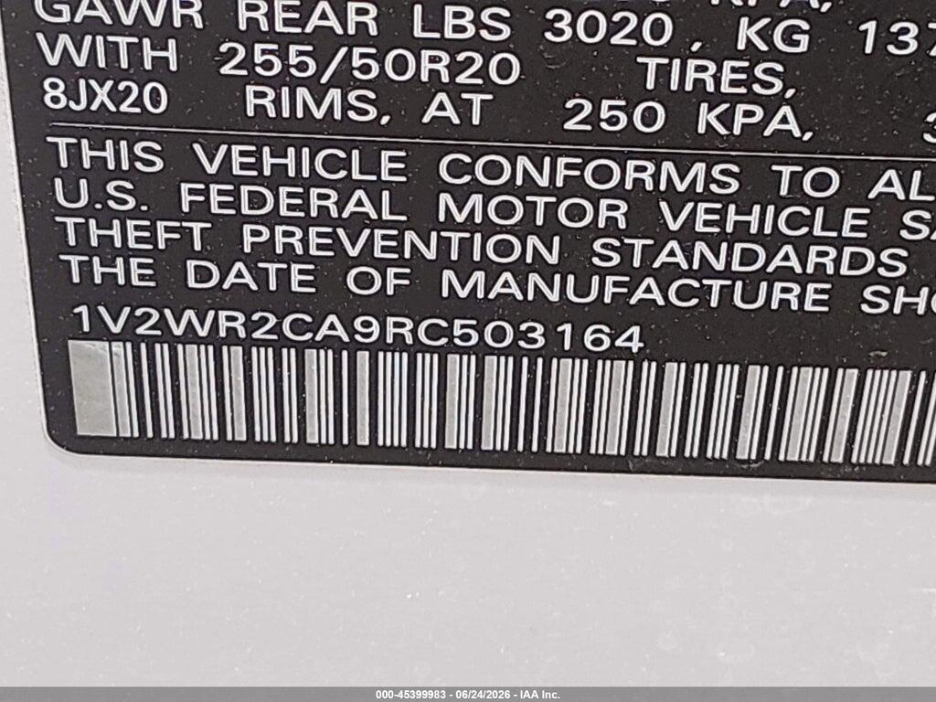 1V2WR2CA9RC503164 2024 VOLKSWAGEN ATLAS photo no. 9