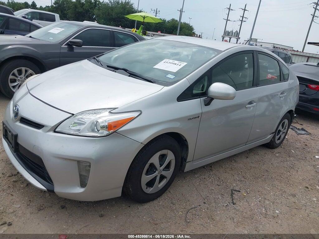 JTDKN3DU0D5555449 2013 TOYOTA PRIUS photo no. 2